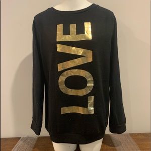 Black LOVE Sweater